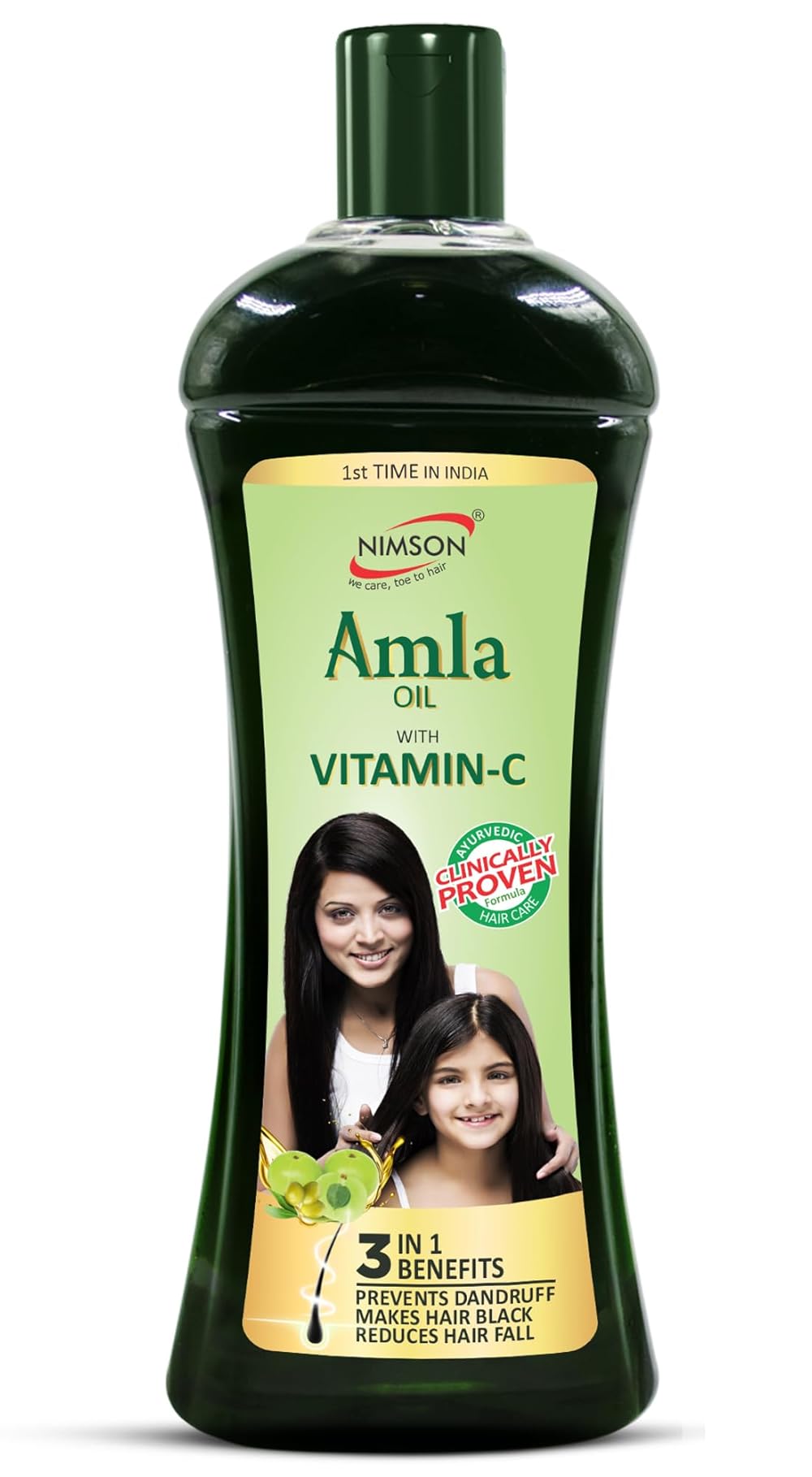 Nimson Amla Hair Oil with Vitamin C | For Strong & Healthy Hair | Nourishing Formula | 450ml