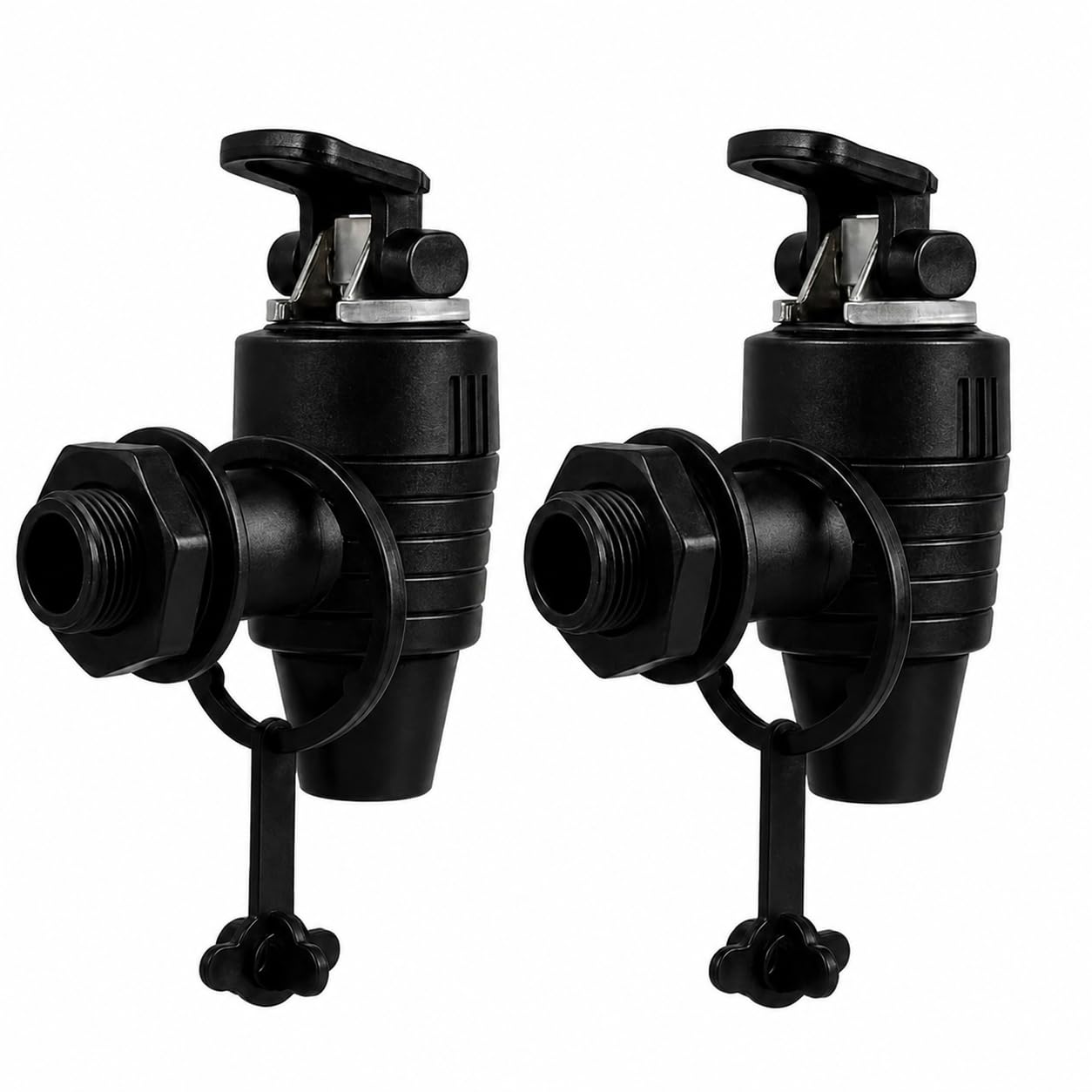 RO Water Purifier Tap, Black, Plastic, Leak-Proof Faucet, Pack of 2, Compatible with Dolphin, Aqua and Most Water Filter Systems, Dispensers and Mud Pots-image-25