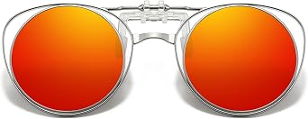 Polarized Kids Clip-on Sunglasses over Prescription Glasses for Teen Boys and Girls UV Protection