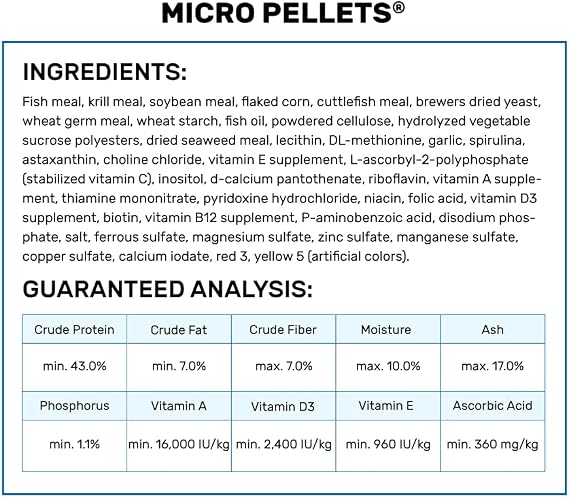 Hikari Usa Inc AHK21108 fish tropical Micropellets 1.58-Ounce