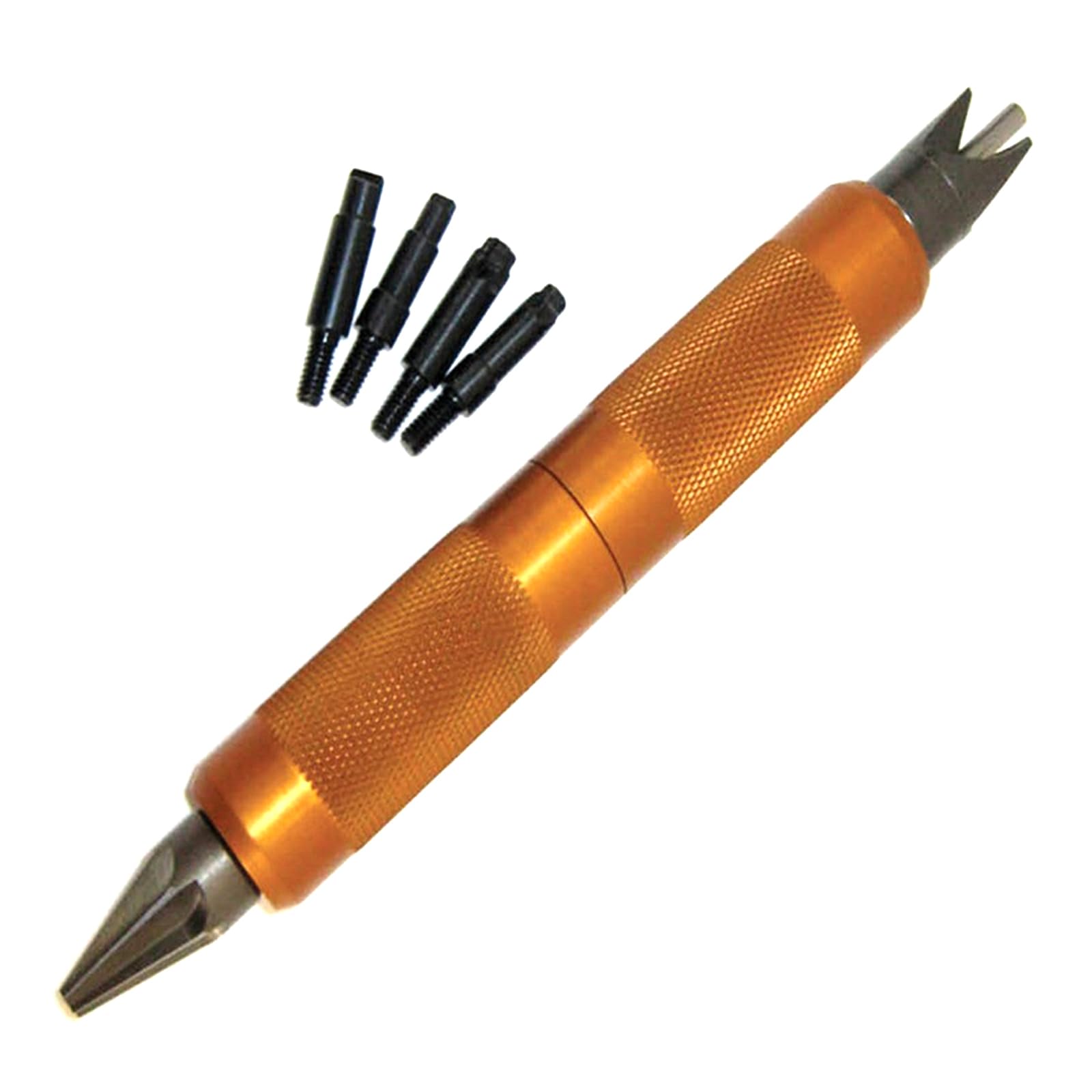 BOLOUY 1PC Case Multitool Case Chamfer Deburring Hand Tools for Reloading Pocket Reamers for Removing