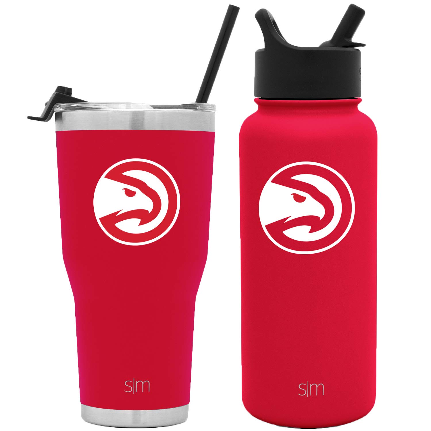 Simple Modern NBA Licensed Bundle - 30oz Cruiser Tumbler with Straw and 32oz Summit with Straw Lid