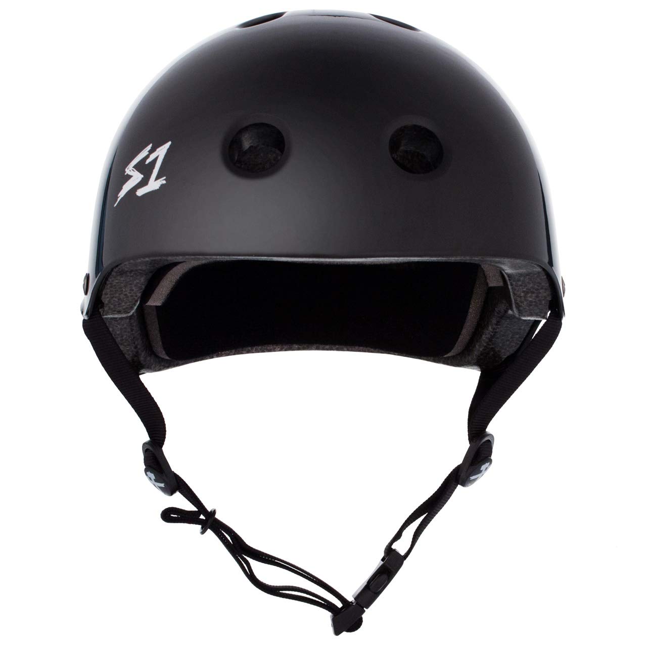 S1 Lifer Casque Noir brillant