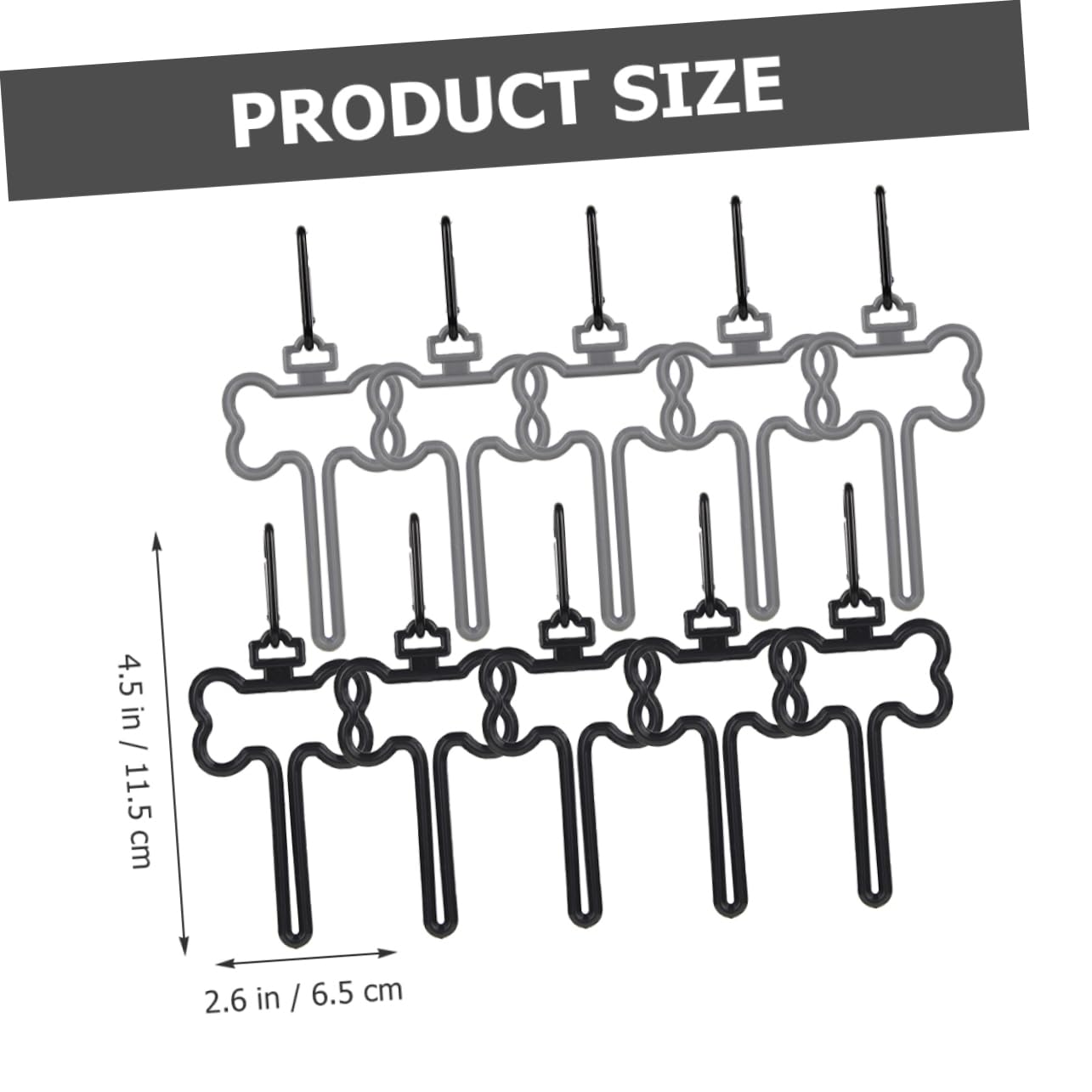 POPETPOP 40 Piezas Clip Para Bolsa De Caca De Perro Dispensador De Bolsas Para Perros Abrazaderas Para Bolsas De Desechos De os Toque De Desechos De Mascotas De Caca De o Abs