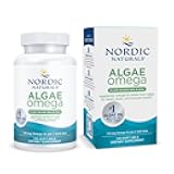Algae Omega - 120 Soft Gels - 715 mg Omega-3 - Certified Vegan Algae Oil - Plant-Based EPA & DHA - Heart, Eye, Immune & Brain Health - Non-GMO - 60 Servings