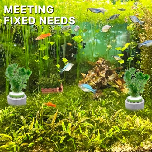 Image of 12 PCS New Upgrade Aquarium Plant Weight,Aquarium Plant Holder Aquatic Plants Ceramic Fixing Ring Anti-Floating Ceramic Aquariums Plants Ring Aquariums Landscape Decorative Accessories
