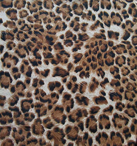 Moonyli 1 yarda leopardo tela impresa algodón leopardo acolchado tela grasa cuarto leopardo 100% algodón camuflaje tela algodón patchwork costura tela
