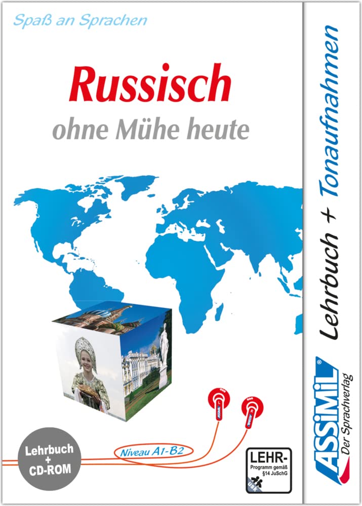 Russisch ohne Mühe heute. Multimedia-PC. Lehrbuch + CD-ROM: Selbstlernkurs in deutscher Sprache, Lehrbuch + CD mit PC-App