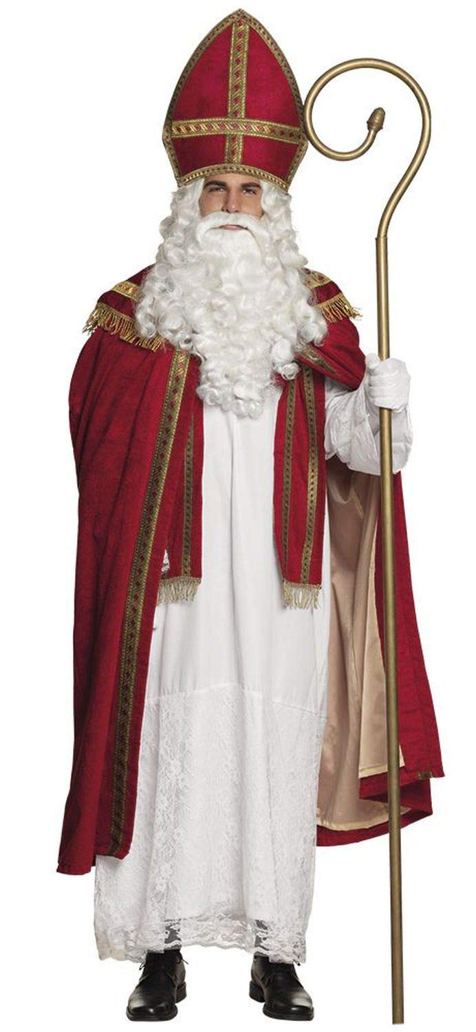 Boland 56608 - Bisschopsstaf 6-delig, sinterklaasstaf, lengte 185 cm, goud, stok, Sinterklaas, accessoire, vermomming, kostuum, carnaval, themafeest, theater, toneel
