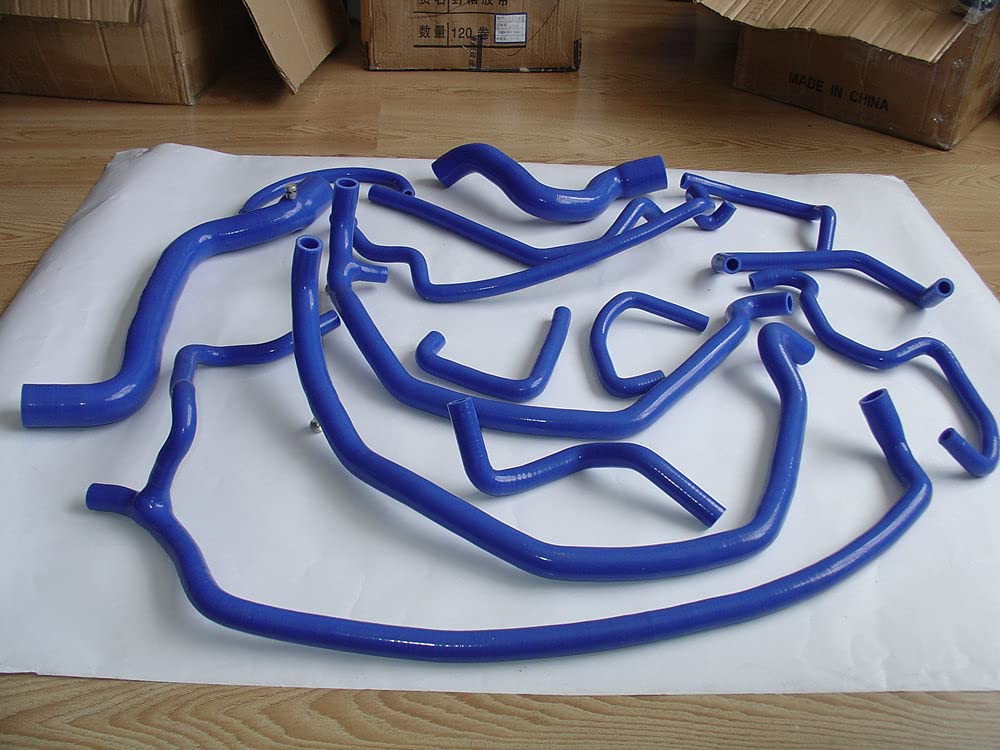 Lot 15 Tuyaux Silicone Refroidissement Renault 5 R5 GT Phase 2 - Noir