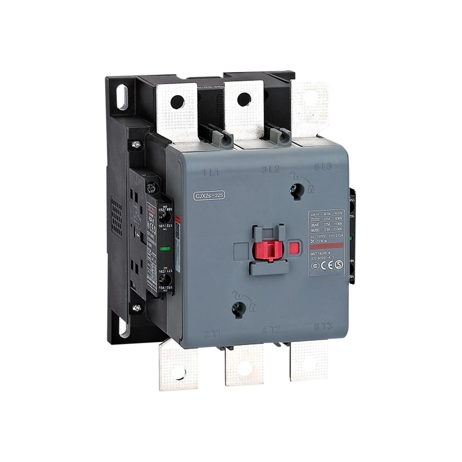 Contacteur CA CJX2s-225 bobine CA/CC 380V commande inverseur triphasé