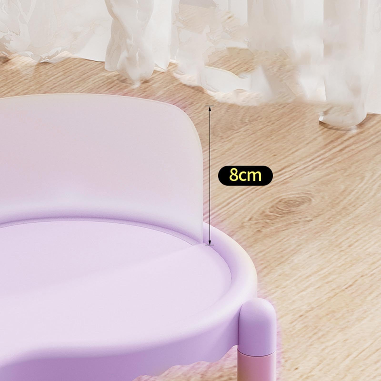 Gamelles surélevées pour Chats, Ensemble de Gamelles pour Animaux de Compagnie avec Protection Anti-éclaboussures, Support Antidérapant, en Céramique, Violet
