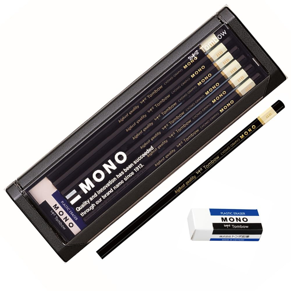 Amazon | トンボ鉛筆 高級鉛筆 HB MONO (超微粒子芯のハイスタンダード