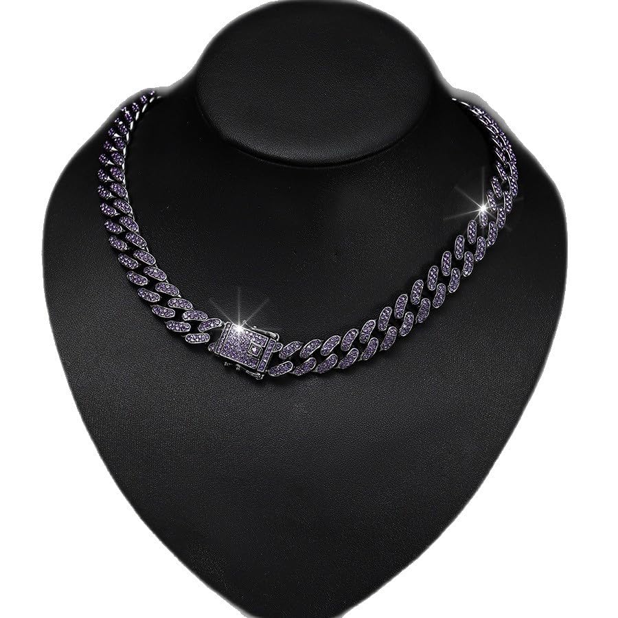 Bracelet rétro en alliage violet pour exprimer votre style unique