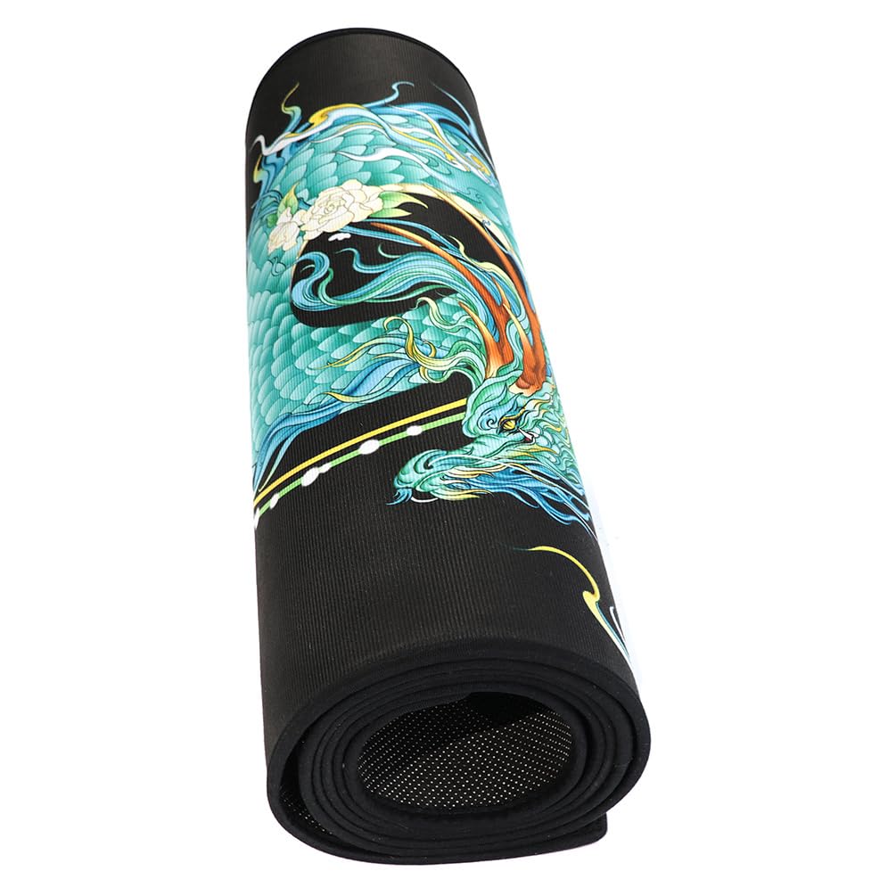 CUESOUL Alfombrilla de Dardos Resistente con diseño de Estilo Chino a la Moda