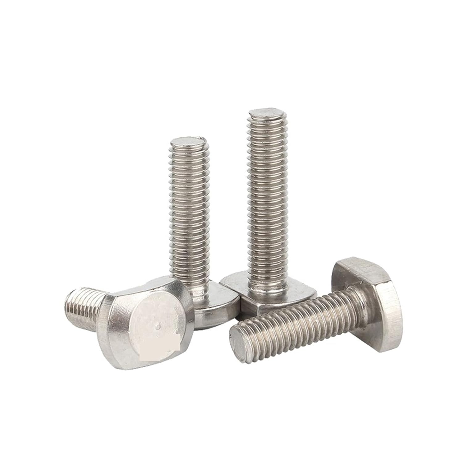 M5 M6 M8 M10 M12 Stainless Steel T Shape Type Hammer Head Screw Bolt for T-Slot Chute Rail Miter Track for T Track(M6x12mm-5PCS)