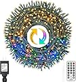 XUNXMAS Outdoor Christmas Lights 800 LED 272FT Color Changing Christmas Tree Lights with Warm White & Multicolor, 11 Modes, Waterproof Christmas String Lights with Remote for Xmas Decorations