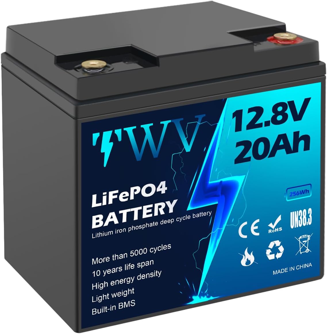 58,4V 35A Lithiumbatterijlader LiFePO4 Acculader voor 48V (51,2V) LiFePO4 Batterij met Koelventilator, geschikt voor Golfkarretjes, Boten, Heftrucks, Campers en Zonne-energie