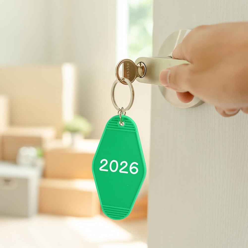Amazon.com: Guiqulai 76 Pcs Motel Keychain,38 Multicolor Blank