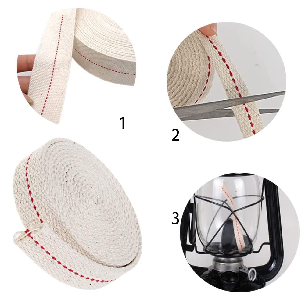 Mèches Plates Vintage En Coton De Rechange Pour Lanterne à