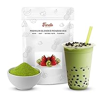Vista 33 de Fanale Té en polvo con leche de azúcar morena Okinawa prémium Polvo saborizante de té de burbujas, perfecto para hornear, batidos y bebidas, 2.2