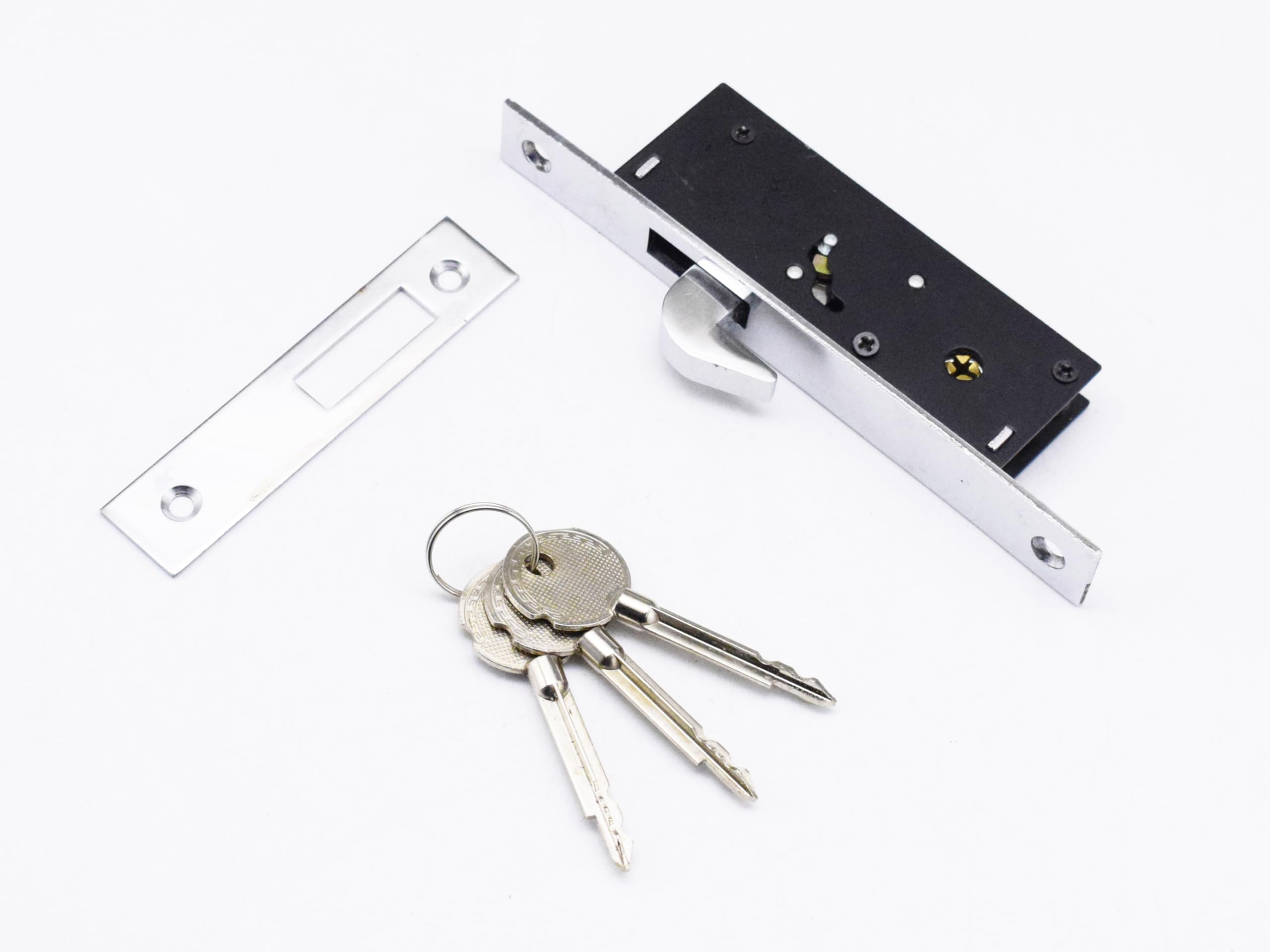 RAB Sliding Lock Stainless Steel Door Lock (Code:- Ultra Star Key 4Ever)-image-16