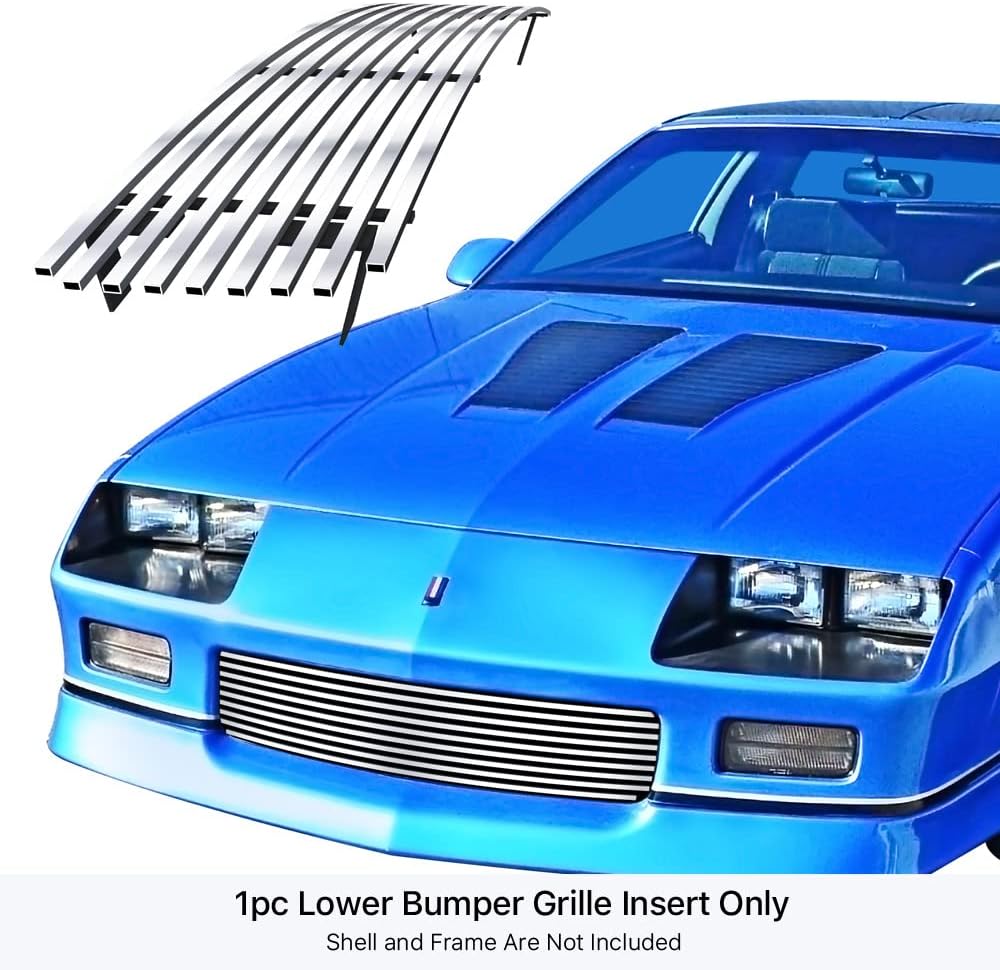 APS Compatible with 1988-1992 Chevy Camaro Lower Bumper Billet Grille Insert C85241A