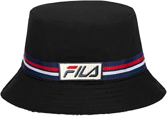 Fila Unisex Speed Logo Reversible Bucket Hat Black