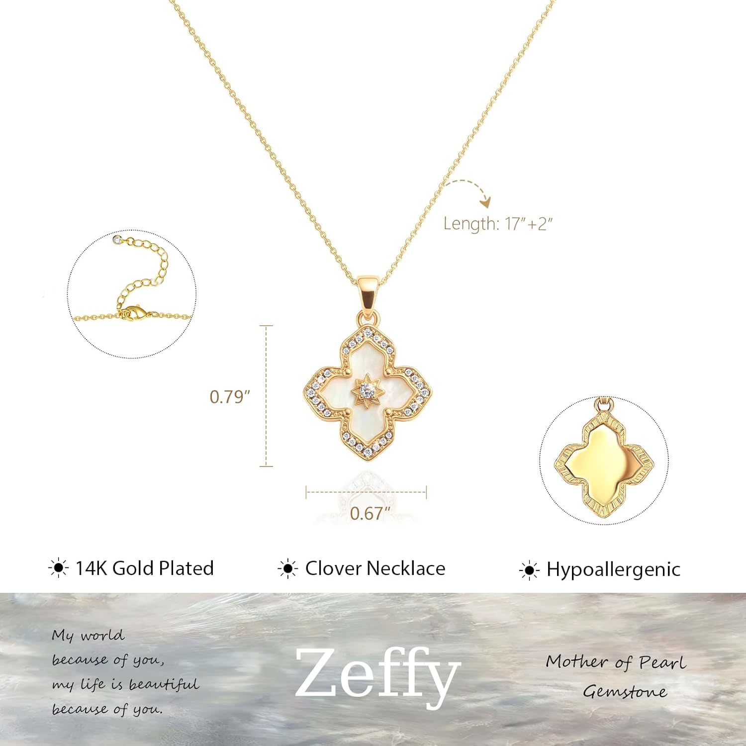 Zeffy Gold Pearl Necklace for Women, Dainty 14K Gold/Silve Plated Layered Pearl Choker Pearl Earrings Pearl Bracelets Wedding Trendy Gold Jewelry Set for Women Gifts - Image 5