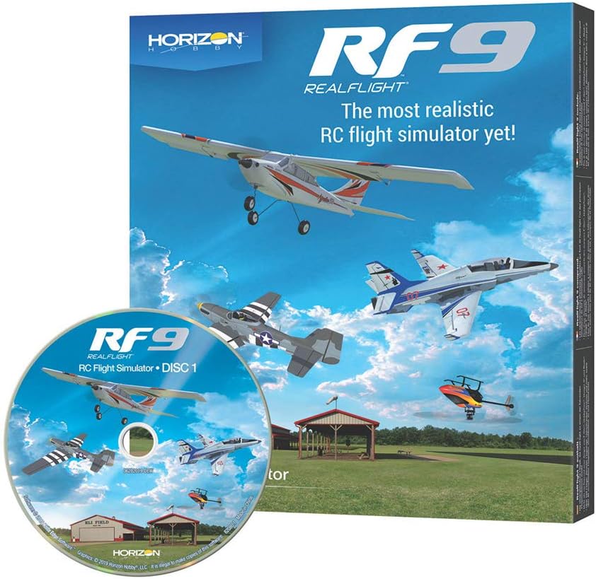 RealFlight 9: RF9 Radio Control RC Flight Simulator Software Only (Controller Not Included), RFL1101