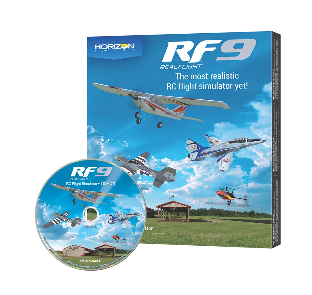 REALFLIGHT 9: RF9 Radio Control RC Flight Simulator Software Only (Controller Not Included), RFL1101
