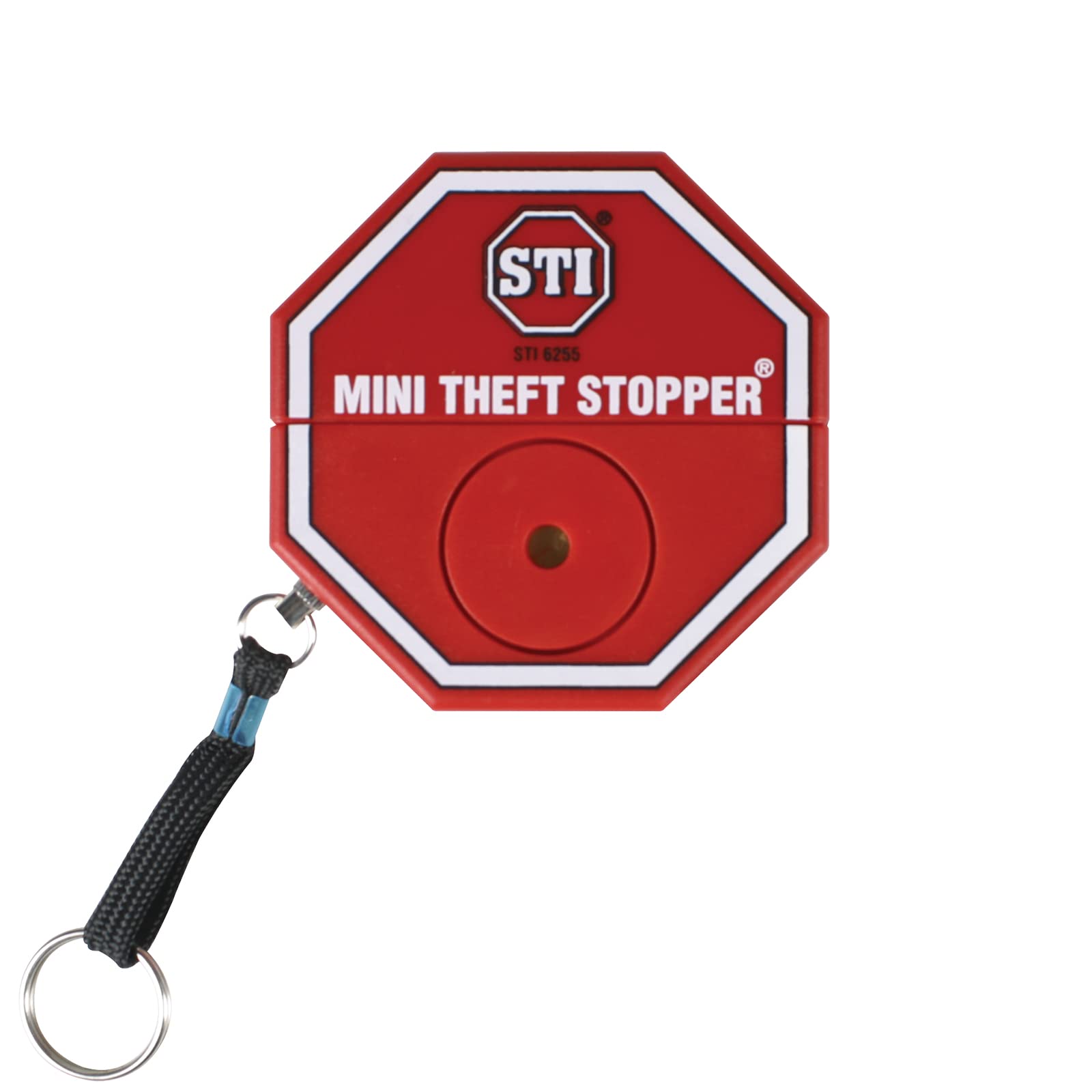 Safety Technology International STI-6255 Mini Theft Stopper Alarm, Red