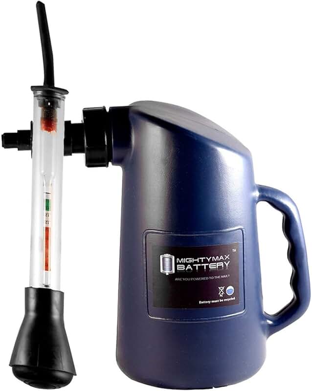 battery water filler bottle
