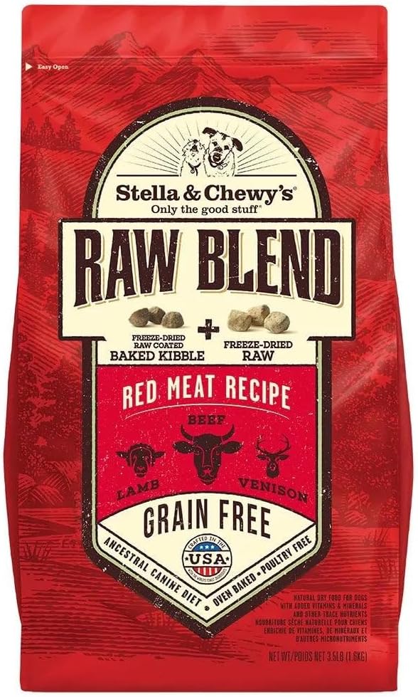 Stella & Chewy'S Raw Blend Red Meat Dog Food 22Lb