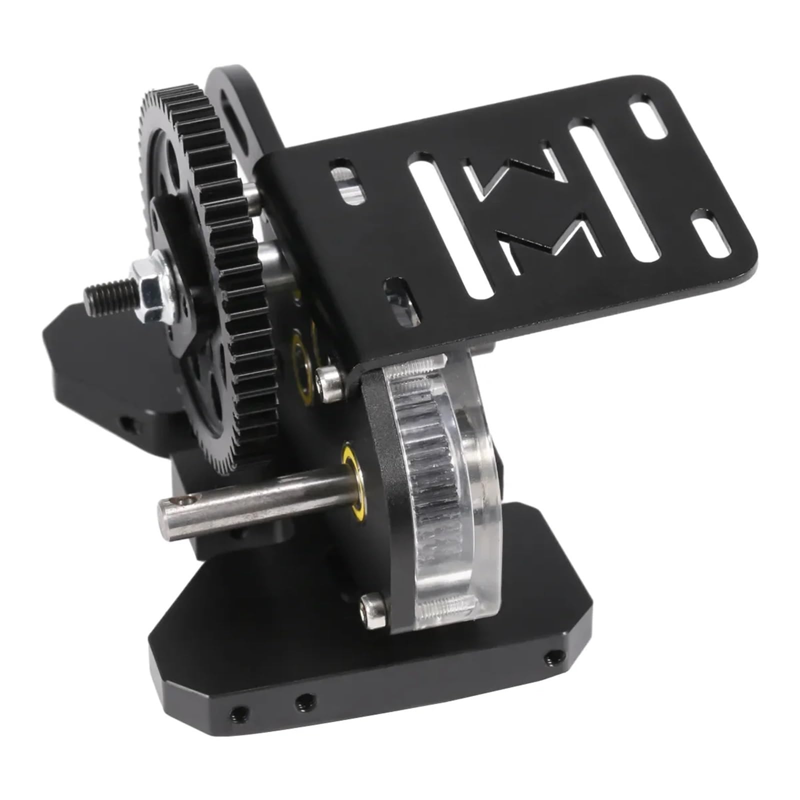 para 1/10 RC Crawling Car Aleación Aluminio 2 Bandeja Accesorios Transmisión para Baja Soporte Electrónico Esc Modificar Piezas Mejora RC Orugas Maquetas
