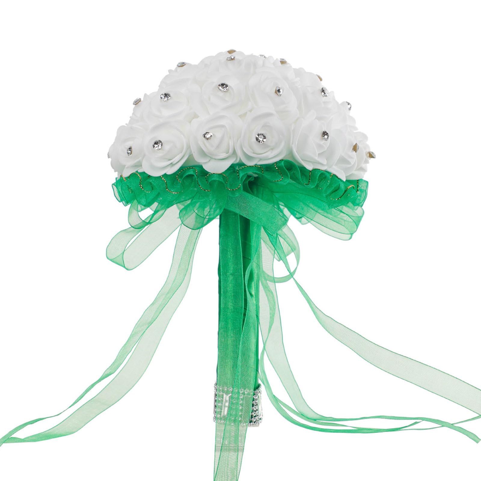 Kalttoy Lasting Bridal Flower Bridal Bouquet Artificial Flower Wedding Bridesmaids Bouquet Create Charm Wedding Atmospheres Home Decor