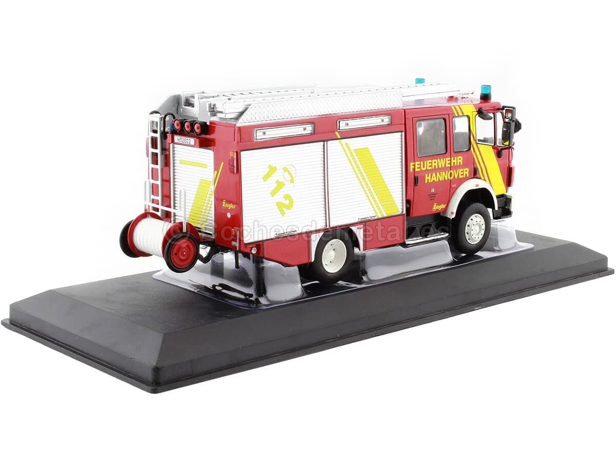 Mercedes - LF 16/12 4x4 Ziegler Pompiers 1997 - Modèle Presse - 1/43 - Autos Miniatures