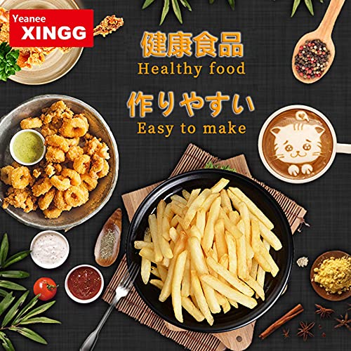 Fritadeira a Gás Comercial Aço Inox 10L, Poder de Fogo Ajustável e Controle de Temperatura, Com Cest