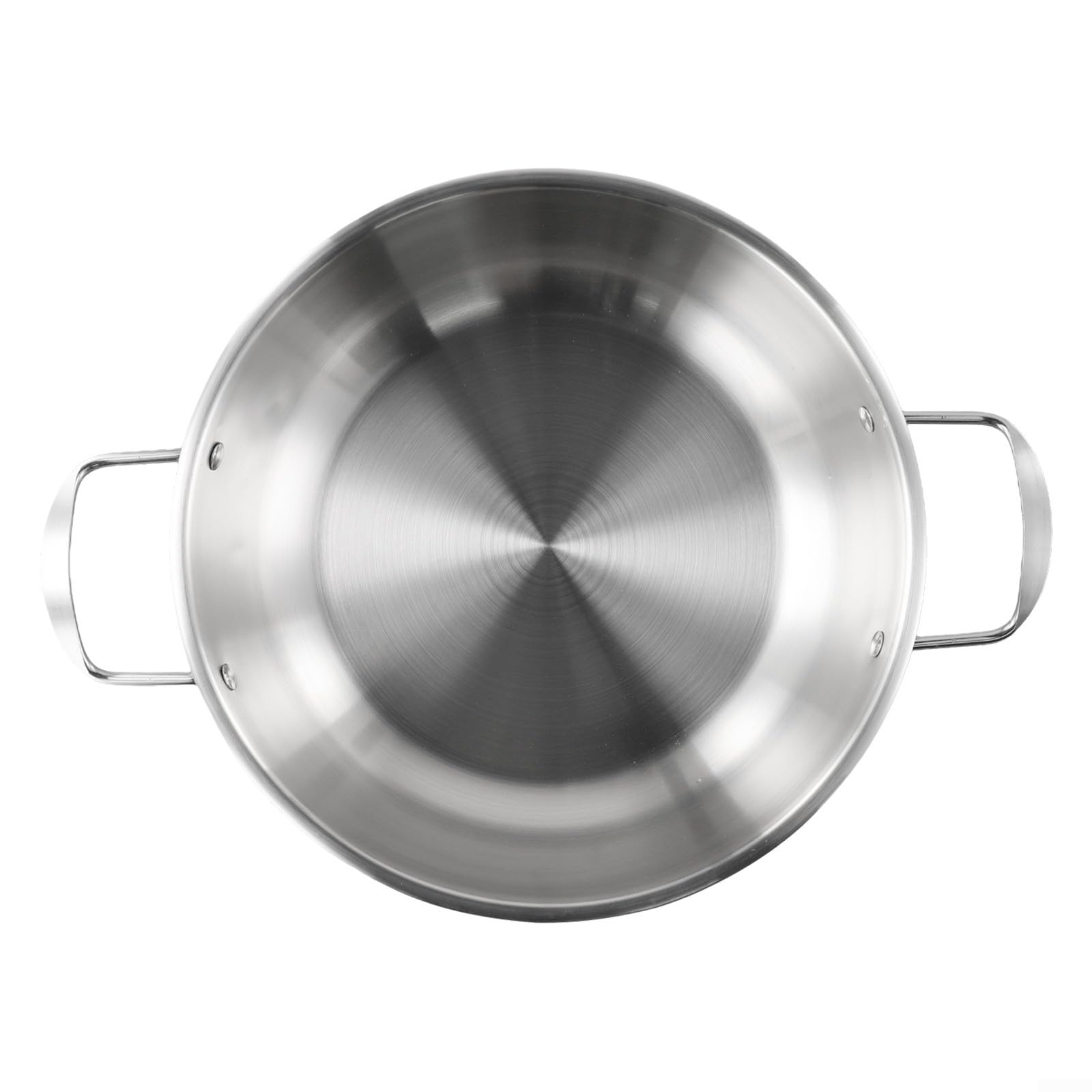 Olla coreana de los tallarines del acero inoxidable los 24cm con el interior liso y la conductividad termal equilibrada