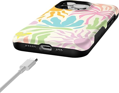 Vista 808 de Casely iPhone 13 Pro Case Compatible with MagSafe Blue Marble Case