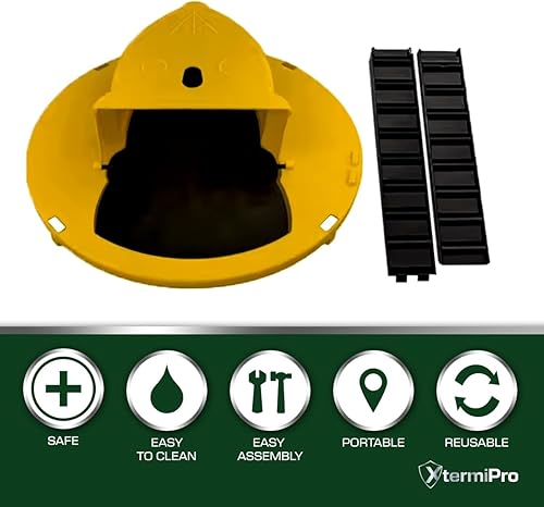 Miniatura 2 de Trampa de cubo para ratones, paquete de 3, trampa de cubo para ratones y ratas, captura múltiple, trampa para ratones de 5 galones de reinicio