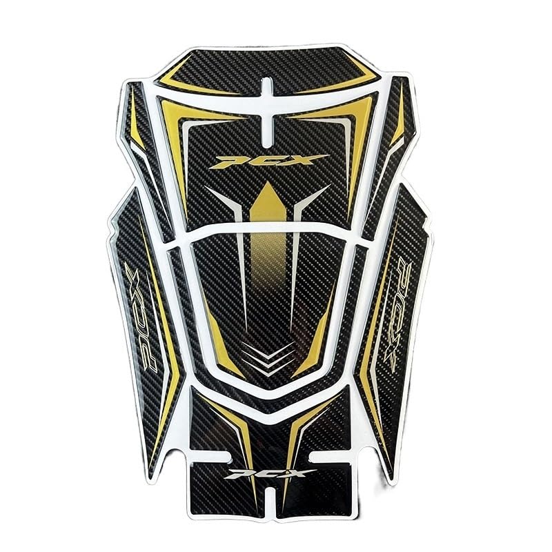 Décalcomanies en fibre de carbone PCX 160 protection réservoir