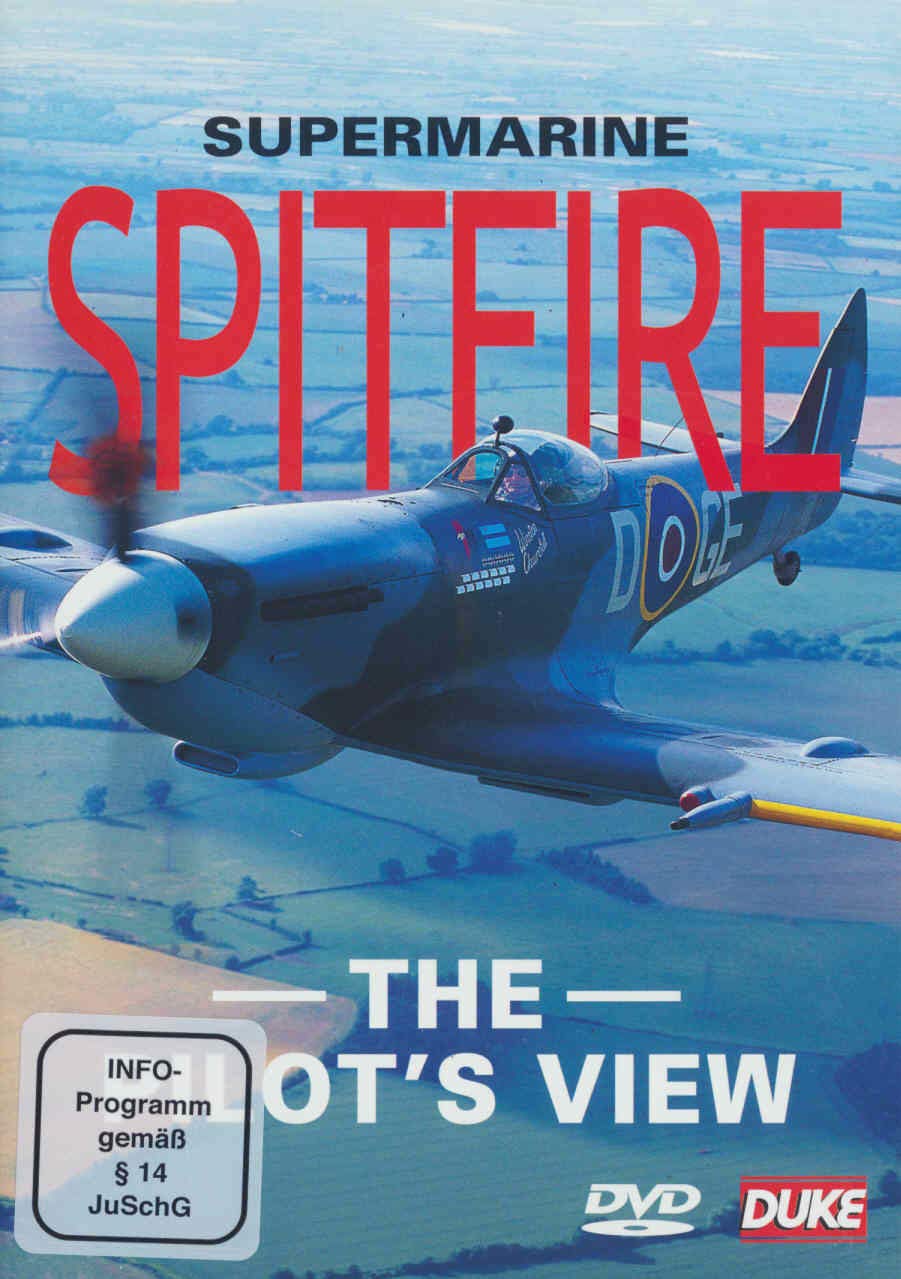Supermarine Spitfire DVD The Pilot's View documental de aviones militares Alemania