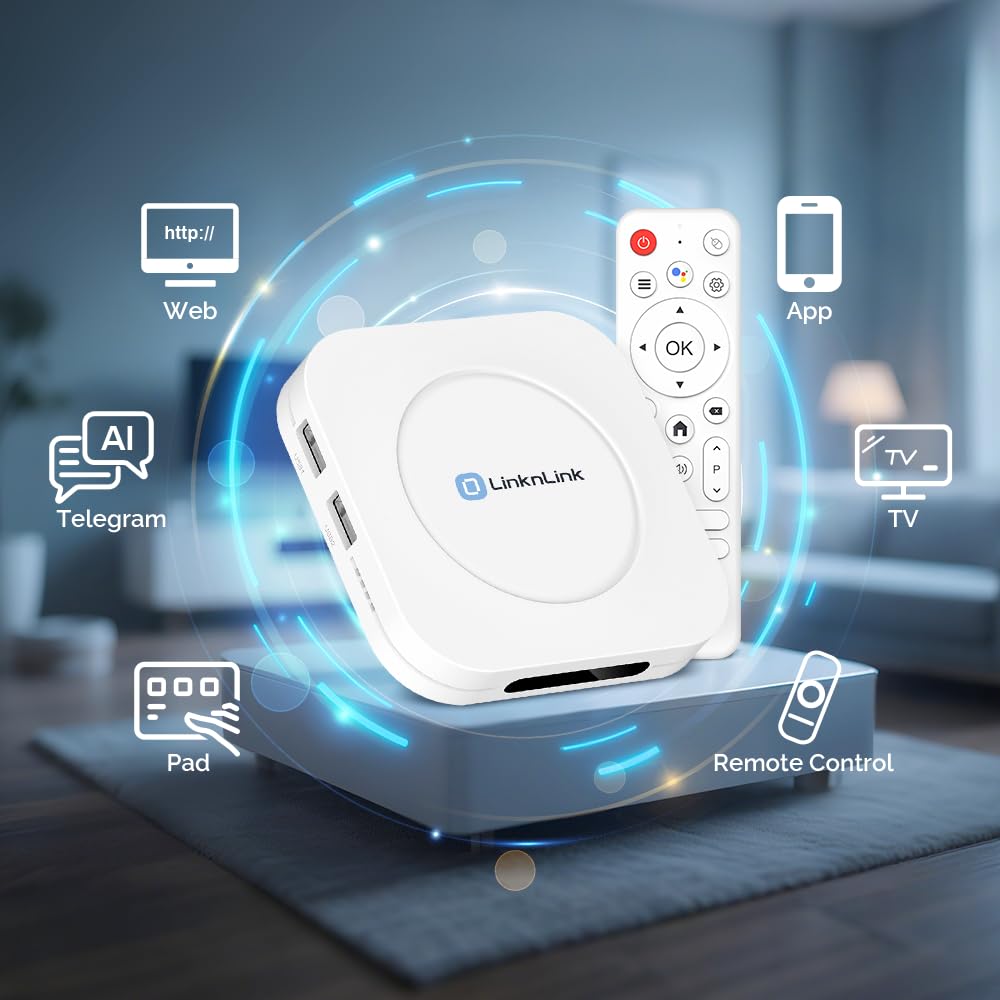 iSG Box SE Smart Home Hub avec assistant domestique préinstallé | HomeKit Bridge, Matter, compatible avec Alexa et Google, ajoutez Zigbee et Z-Wave via clé USB, AI Home Agent, contrôle local