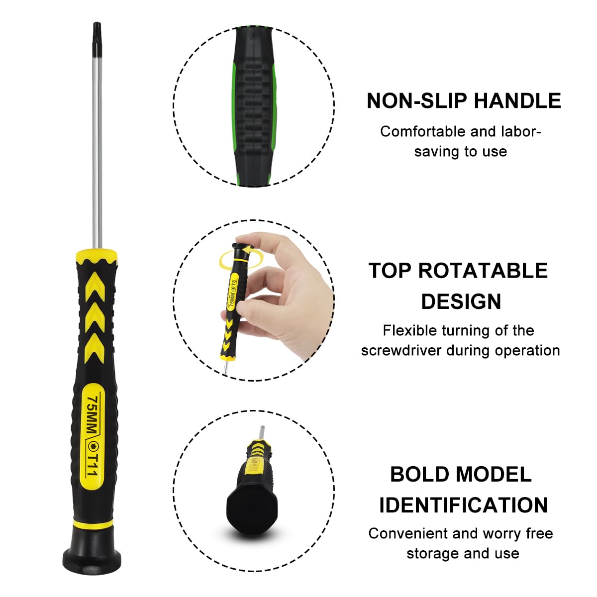 XOOL Tournevis de Précision, 62 pièces, Kit Tournevis de Précision pour
