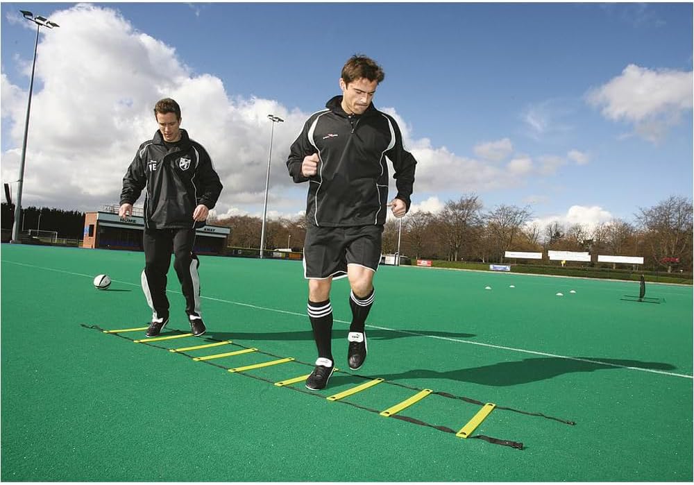 4m x 0.5m Flat Agility Speed Slide Ladder Kit – Football Rugby Footwork Training