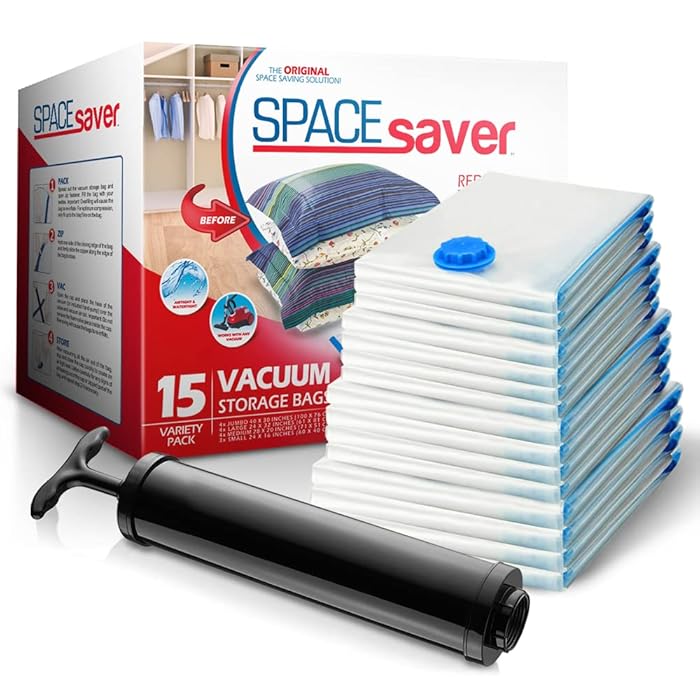 Buy Variety 15 Pack Spacesaver Vacuum Storage Bags Save 80 on