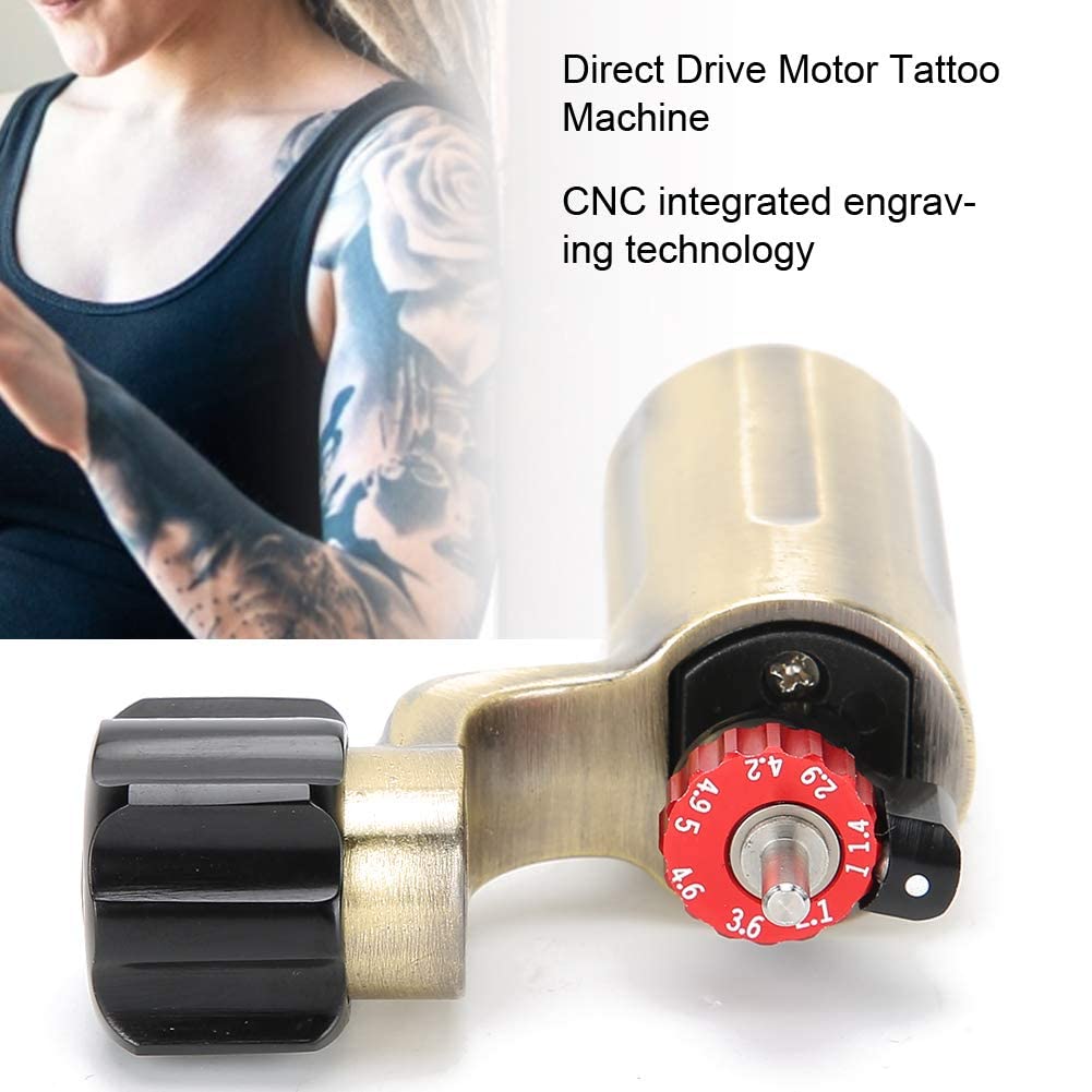 Direct Drive Rotary Tattoo Machine, 1mm-5mm Adjustable Stroke
