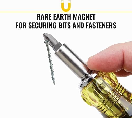 Miniatura 5 de Klein Tools 32303 Destornillador multibroca/destornillador de tuerca, juego de destornilladores magnéticos 14 en 1 con clasificación de impacto