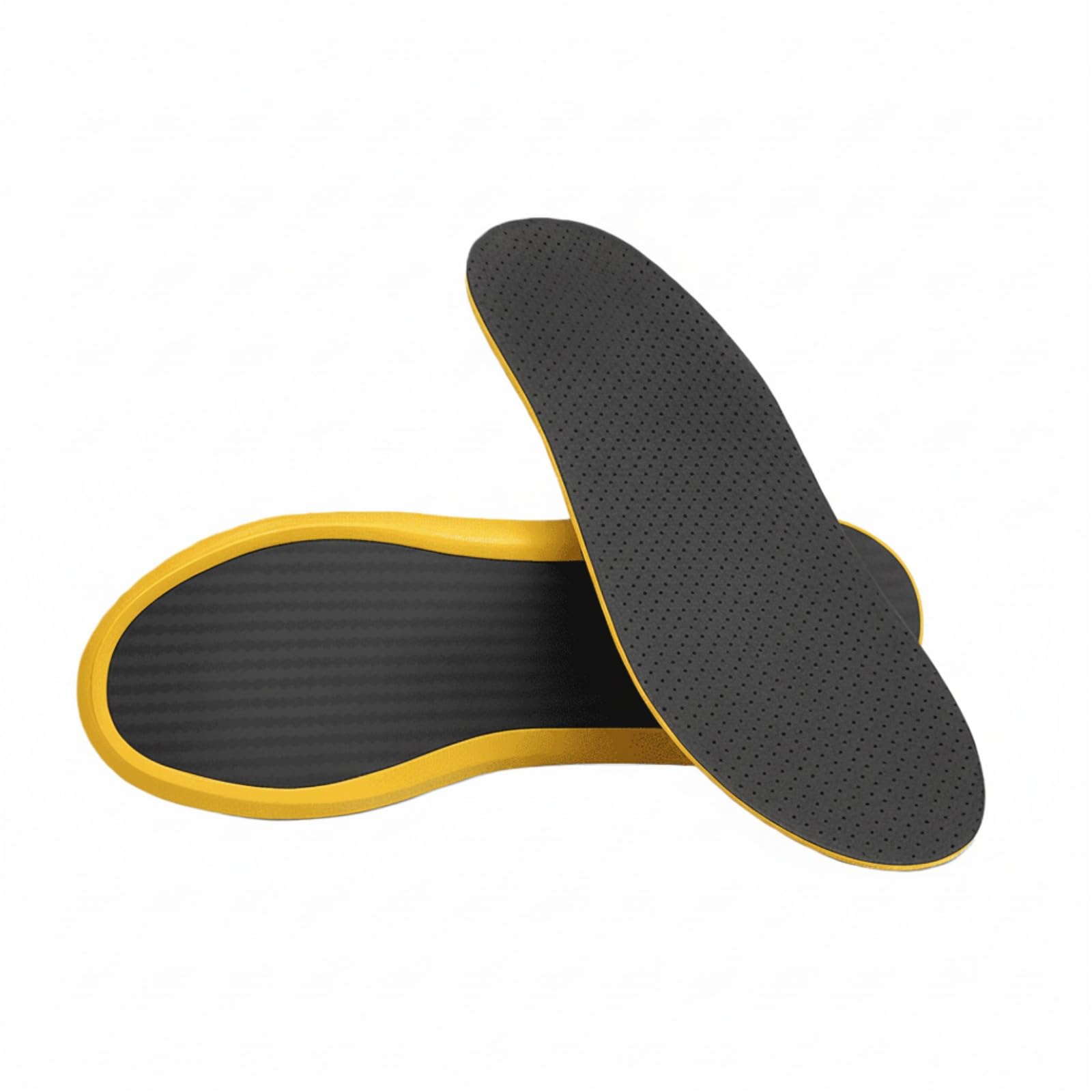 VKTRY Or pour chaussures non cramponnées – Semelles intérieures performance en fibre de carbone – Inserts athlétiques personnalisés pour le sport, le basket-ball, le volley-ball, la course à pied et